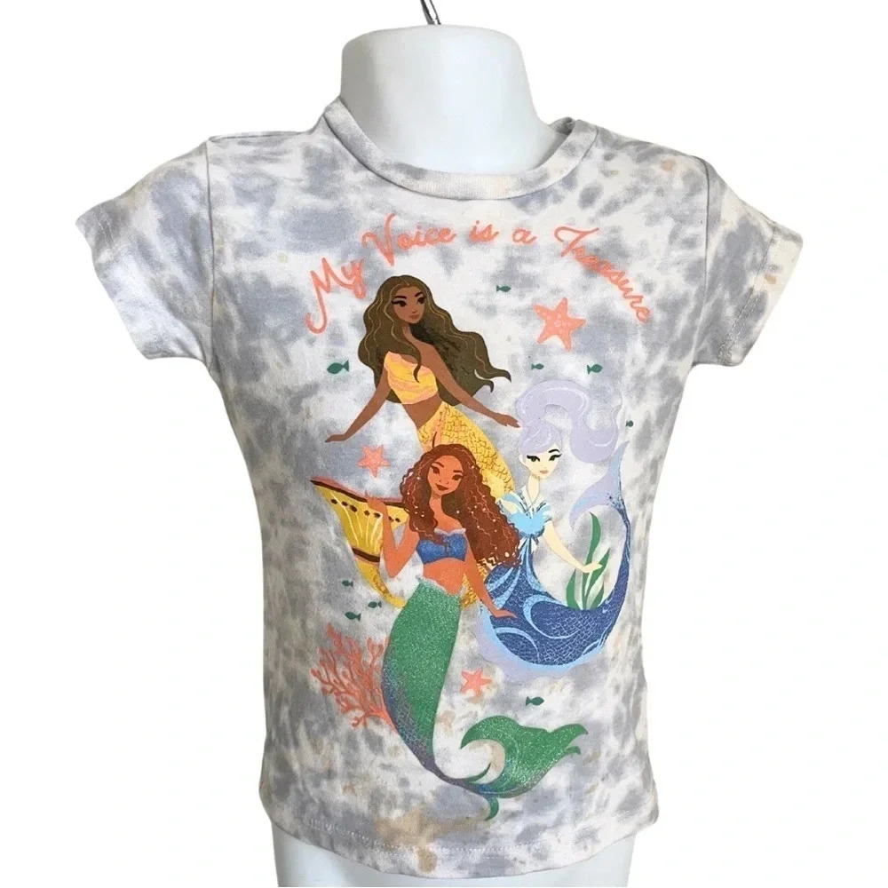 The Little Mermaid Toddler Disney Short Sleeve Crew Neck Tee - Size 2T
